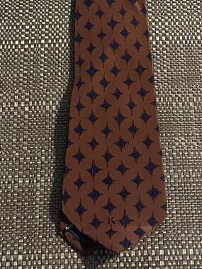 Krizia Tie (Brown and Blue)